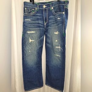 Mens True Religion Jeans Size 36 World Tour Ricky Super T